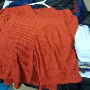 NO BRAND Blouse and shorts Set waist: 14 - 19"